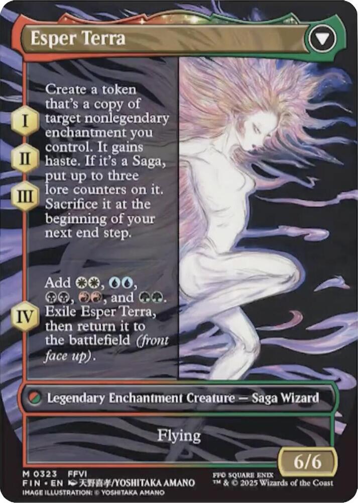 Terra, Magical Adept (Borderless) - FINAL FANTASY (FIN) FOIL