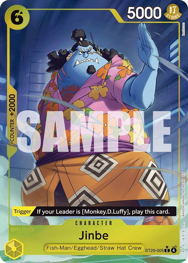 Jinbe (Full Art) - Starter Deck 29: Egghead (ST-29) Foil