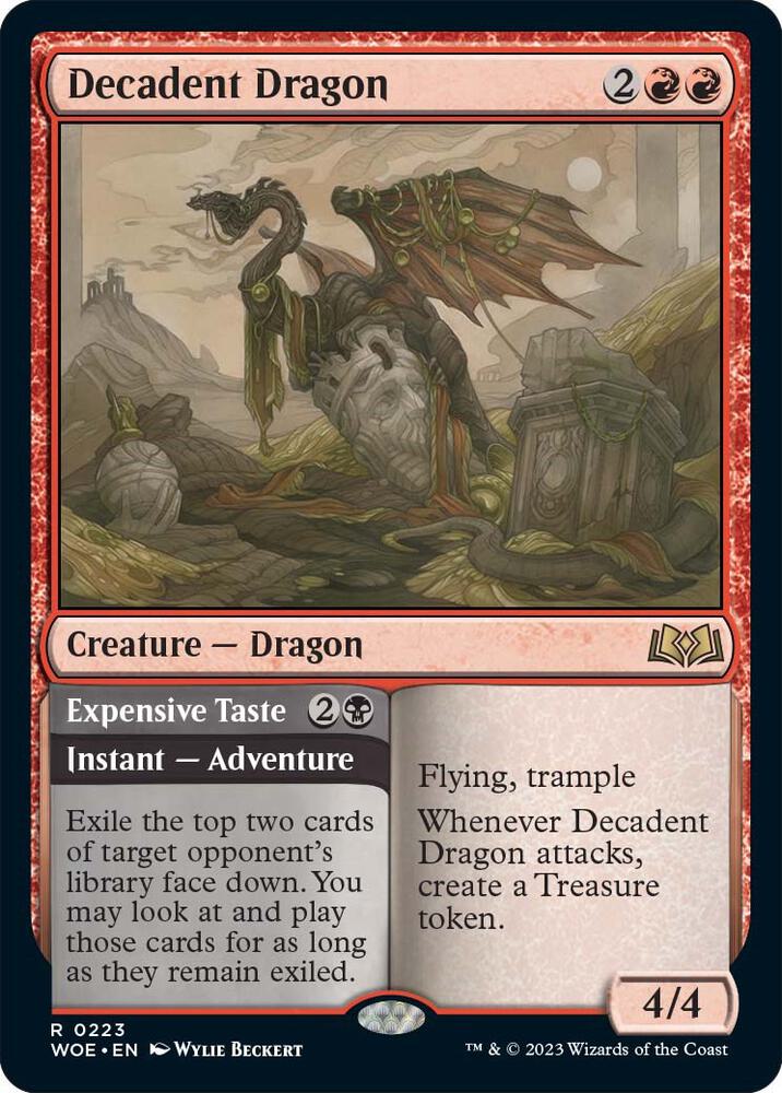 Decadent Dragon - Wilds of Eldraine (WOE)