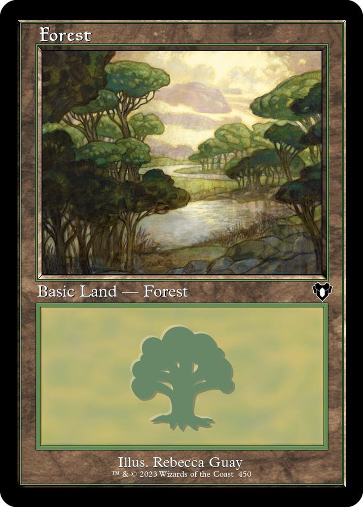 Forest (450) (Retro Frame) - Commander Masters (CMM)